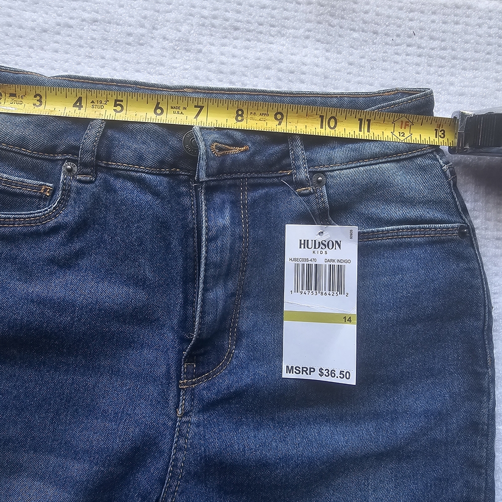 Hudson Jeans Blue‎ Cut-Off Denim Shorts - Picture 9 of 11